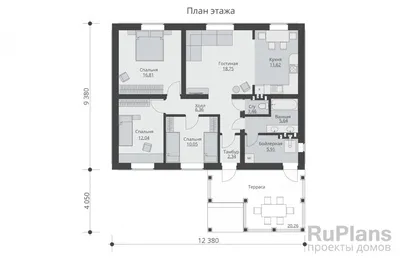 Дома до 100 кв м под ключ - Проекты домов и коттеджей до 100 м2