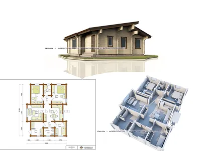 Проект дома 100 кв м с мансардой 05-27 🏠 | СтройДизайн