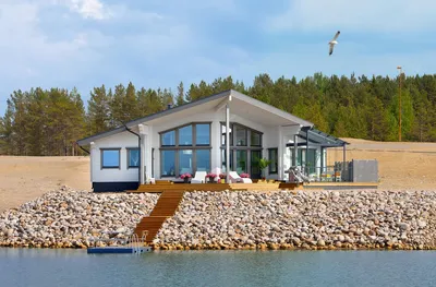 Дом на берегу залива: финские технологии строительства | ivd.ru