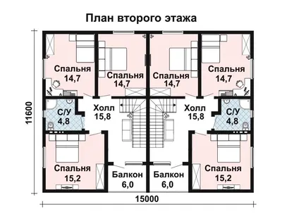 Как построить дом из бревна на две семьи?