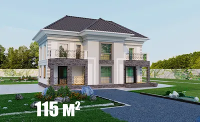 Проект дома из бревна на двух хозяев и на две семьи Крымск |  designs-projects.ru : проекты и дизайны