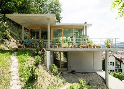 Дом на склоне в Германии 4 - Блог \"Частная архитектура\"