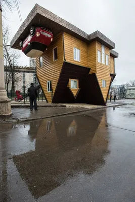 Дом Перевертыш в Лазаревском | Пикабу