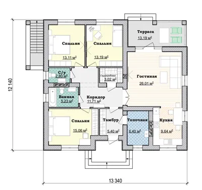 Проект типового двухэтажного дома с подвалом | Курск | Архитектурное бюро  «Домой»