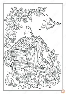 Скворечник 'Снегири-2' | Домики для птиц, Самодельные дома для птиц,  Скворечник