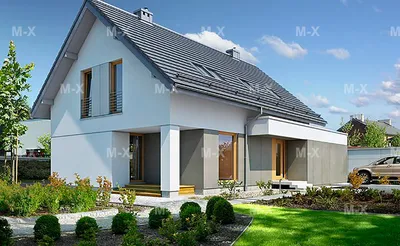 Серый фасад дома и коричневая крыша (76 фото) » НА ДАЧЕ ФОТО