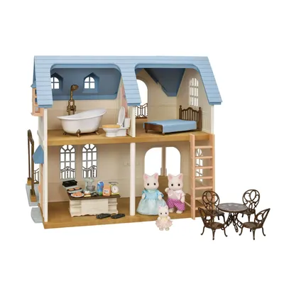 Игровой набор Sylvanian Families Большой дом со светом, подарочный набор Е,  new 5058 Sylvanian Families 76276480 купить в интернет-магазине Wildberries