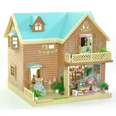 Sylvanian Families Большой дом со светом - «Большой дом со светом от Sylvanian  Families - отзыв после года эксплуатации. Недостатки выявленные в ходе игр  и 100500 фото.» | отзывы