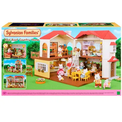 Sylvanian Families Calico Critters ha-49 Red Roof House with Elevator | eBay