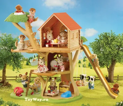 Набор Sylvanian Families Трехэтажный дом 2745 купить по цене 14190 ₸ в  интернет-магазине Детский мир