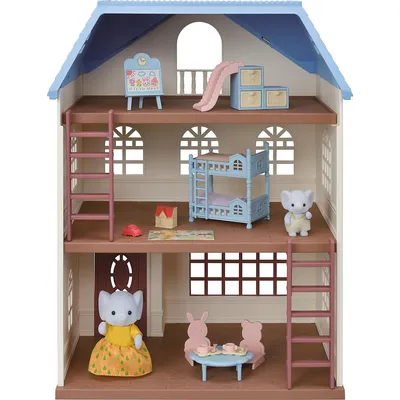 Sylvanian Families огромный дом дерево — купить в Красноярске. Состояние:  Б/у. Куклы и аксессуары на интернет-аукционе Au.ru