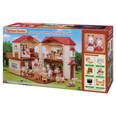 Кукольный домик Большой дом со светом 5302 Sylvanian Families 178709 купить  за 12 622 ₽ в интернет-магазине Wildberries