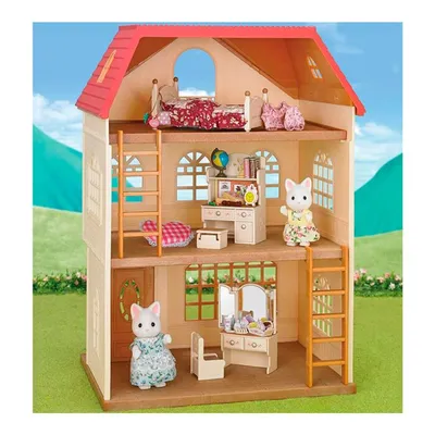 Кукольная миниатюра и румбокс - Дом с фонтаном Sylvanian Families купить в  Шопике | Иваново - 677143