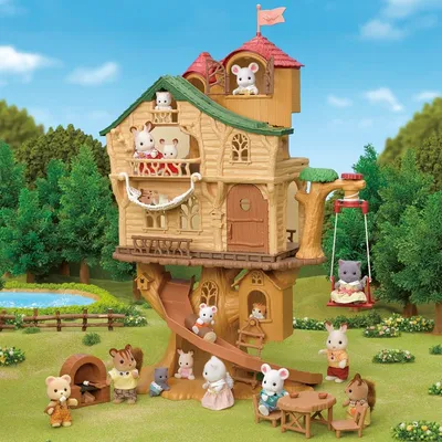 Sylvanian Families. Большой дом со светом. Кукольный домик. — купить в  Красноярске. Состояние: Б/у. Игровые домики, палатки на интернет-аукционе  Au.ru