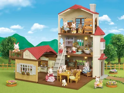 Большой дом со светом Sylvanian Families 5727 - купить за 15990 рублей  рублей в интернет-магазине Юниор