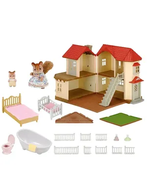 Sylvanian Families городской дом с машиной, фигуркой и мебелью 5669 купить  в Москве | Доставка по России.