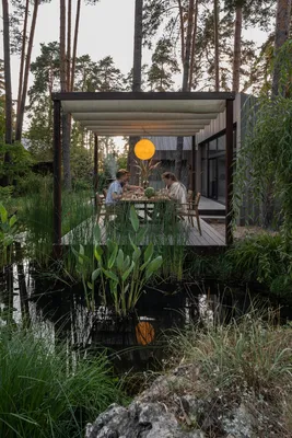 Одноэтажный загородный кирпичный дом …» — создано в Шедевруме