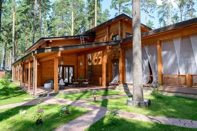 Архитектура / Интерьер / Фотография: Частный дом в лесу - удовольствие!