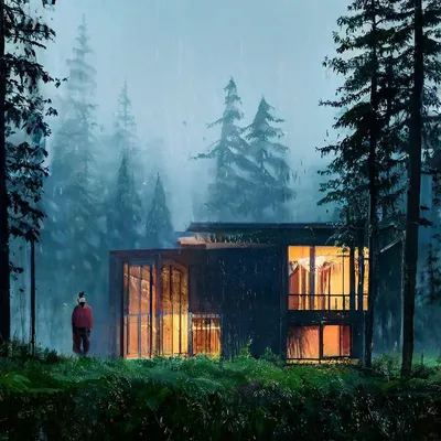 Деревянный дом в сосновом лесу - Блог \"Частная архитектура\"
