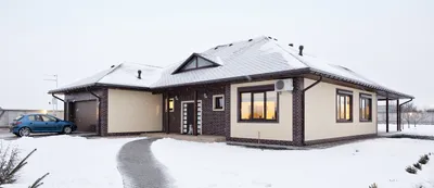 Дом зимой фото фотографии