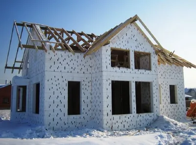 Строим дом зимой