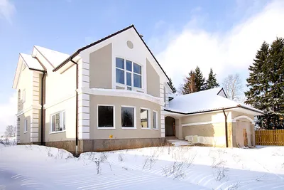 Дома из СИП панелей зимой | Строительство домов зимой из SIP панелей |  SK-evrodom