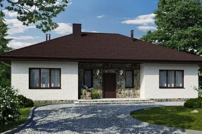 Проект одноэтажного дома из арболита ДА-93 101,5 м2 от 2 180 000 руб