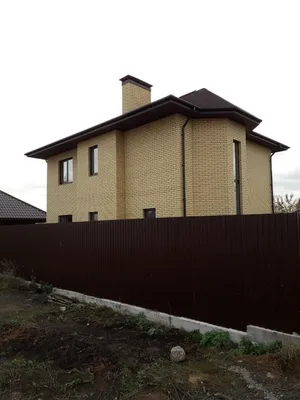 Дом из крупноформатного кирпича по проекту М409 в СПб