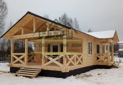 Строительство дома из бруса 150х150 мм | Русская построечка