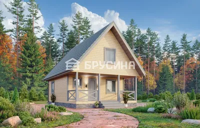 Дома из бруса с террасой под ключ в Москве: проекты и цены на строительство
