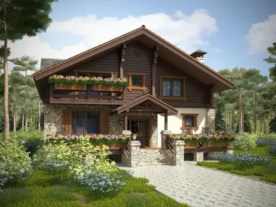 Комбинированные дома: особенности строительства из камня и дерева | ivd.ru