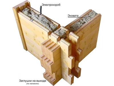 Проект дома bp[ двойного бруса D33458