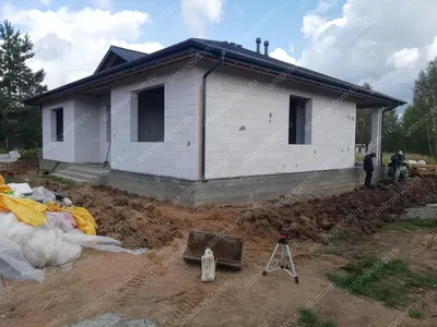 Строительство домов из газобетонных блоков БОНОЛИТ и ЮТОНГ без отделки в  Подмосковье