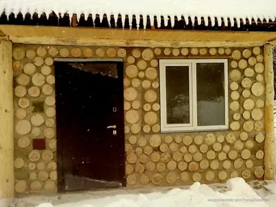 Глиночурка - круглый дом из дров и глины с земляной крышей| Cordwood