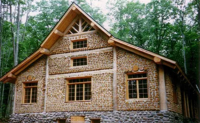 Cordwood или дом из глиночурки: что это и как строят | FORUMHOUSE | Дзен