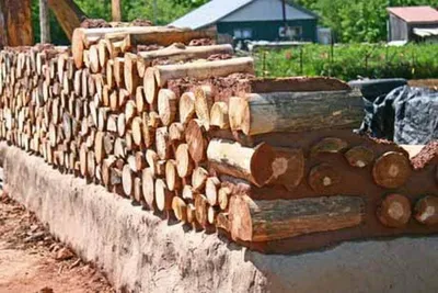 Дом из глиночурки или cordwood: фото и примеры — Rmnt.ru