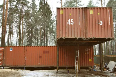 Дом из контейнеров в «стиле ДЖАЗ» или модульный дом своими руками