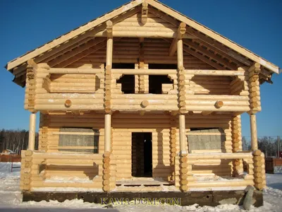 Строительство домов из оцилиндрованного бревна