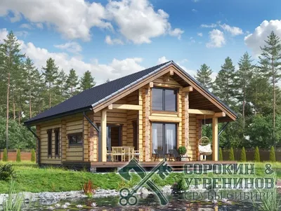 Готовые проекты домов 11 на 13 метров и строительство деревянных домов в  Санкт-Петербурге и Москве