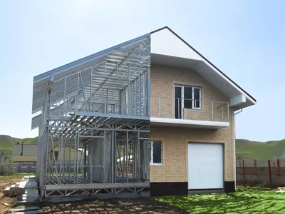 Быстровозводимые дома из сэндвич панелей под ключ цена | Строительство домов  из металлоконструкций - ПК «Веста»
