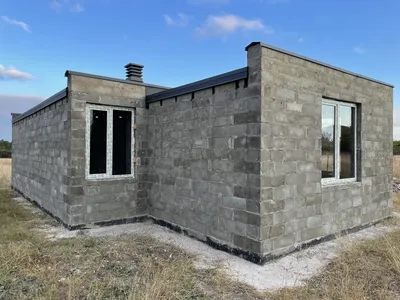 Одноэтажный дом из полистиролбетона - Южные Земли