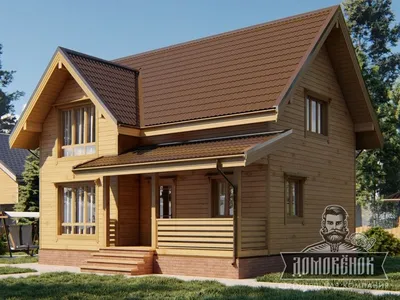 DTW0014 – проект деревянного дома из профилированного бруса 13 на 9