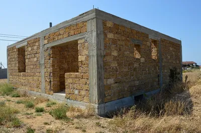 Строительство домов из ракушечника в Крыму