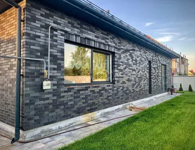 Дом из темного кирпича 🏠 Проект кирпичного дома 720 м²