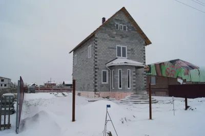 Проект дома из блоков теплостена Новосибирск/ ARCHMASTERS