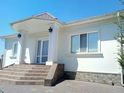Фасад дома (Жидкий травертин) в Петропавловске (id 103146617), купить в  Казахстане, цена на Satu.kz
