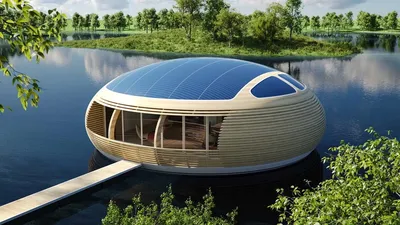Самые необычные дома мира. «Гнездо на воде» | Пикабу
