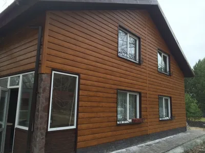 Отделка сайдингом деревянного дома БревнышКоМск