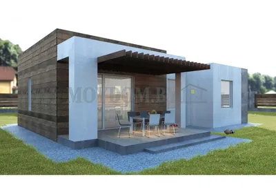 Дома с плоской крышей | Проекты домов плоской крышей