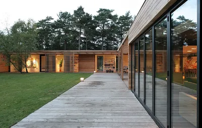 Самые красивые дома: Одноэтажный дом с внутренним двором, Швеция